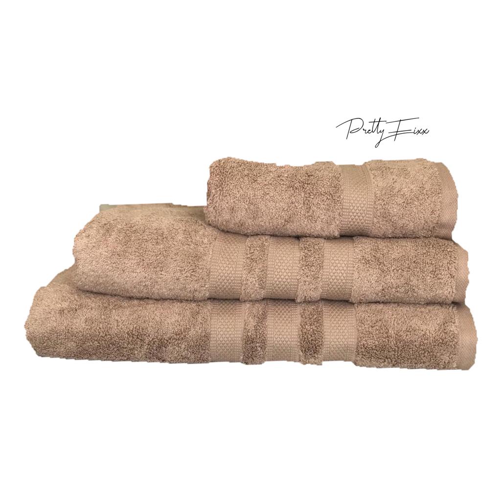 brown towel set towel set