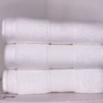 White Bath towel