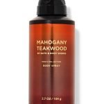 mahogany teakwood body spray, bath and body works