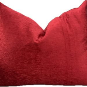Chanel Red Throw Pillow