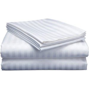 white bedsheet