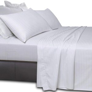 white bedsheet set