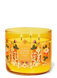 BBW Iced Lemon Pound Cake 3-Wick Candle