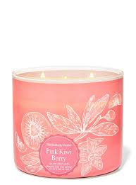 pink kiwi berry candle