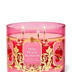 BBW Pink Peach Blossom 3-Wick Candle