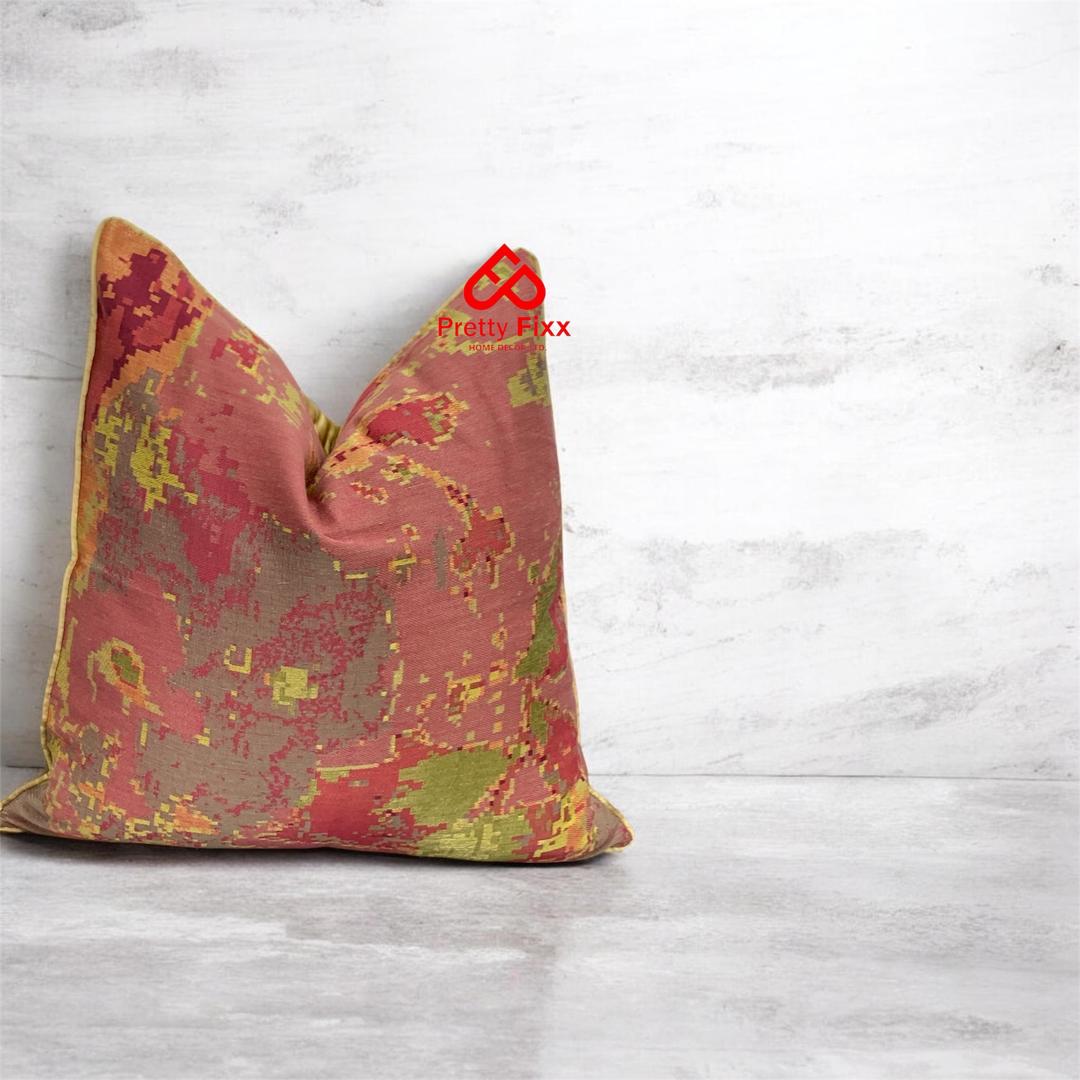 jacquard throw pillow