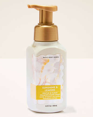 sunshine and lemons foaming hand soap