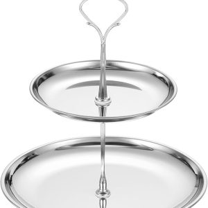 uxcell 1 set 2 tier cupcake holder