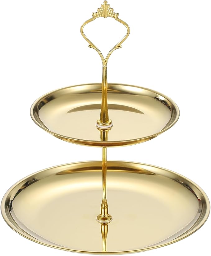 1-Set-2-Tier-Cupcake-Stand-Holder-gold.jp